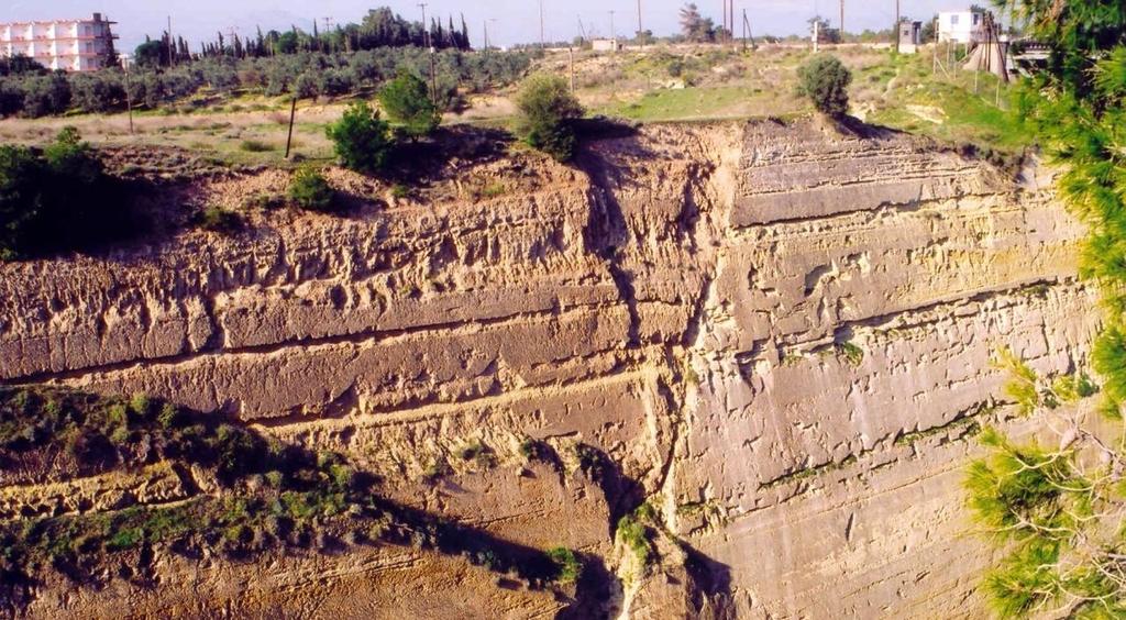 Κανονικό ρήγμα φέρνει σε επαφή περίπου