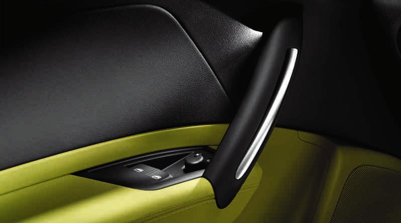 60 Εκδόσεις εξοπλισμού/ Πακέτα εξοπλισμού Σύμφωνα με τις επιθυμίες σας. Δώστε στο Audi A1 και Α1 Sportback σας ένα προσωπικό τόνο.