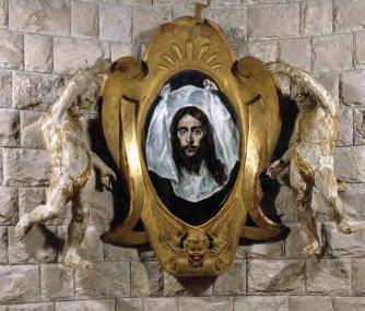 Το Άγιο Μανδήλιον από τον Άγιο Δομήνικο τον Παλαιό (Το Μανδήλιον της Αγίας Βερενίκης), 1577-1579 Λάδι σε ξύλο Ιδιωτική συλλογή The Holy Face from Santo Domingo el Antiguo (The Veil of Saint