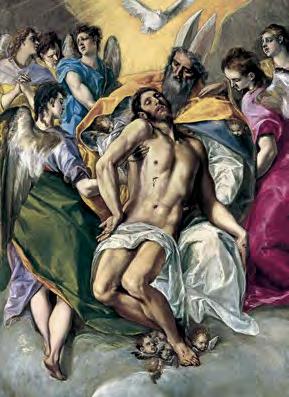 Μουσείο Πράδο, Μαδρίτη The Holy Trinity, 1577-1579 (detail) Oil on canvas, 300 x 179 cm Madrid, Museo Nacional del Prado γλυπτικό σύνταγμα της Πιετά στην Καθεδρική της Φλωρεντίας.