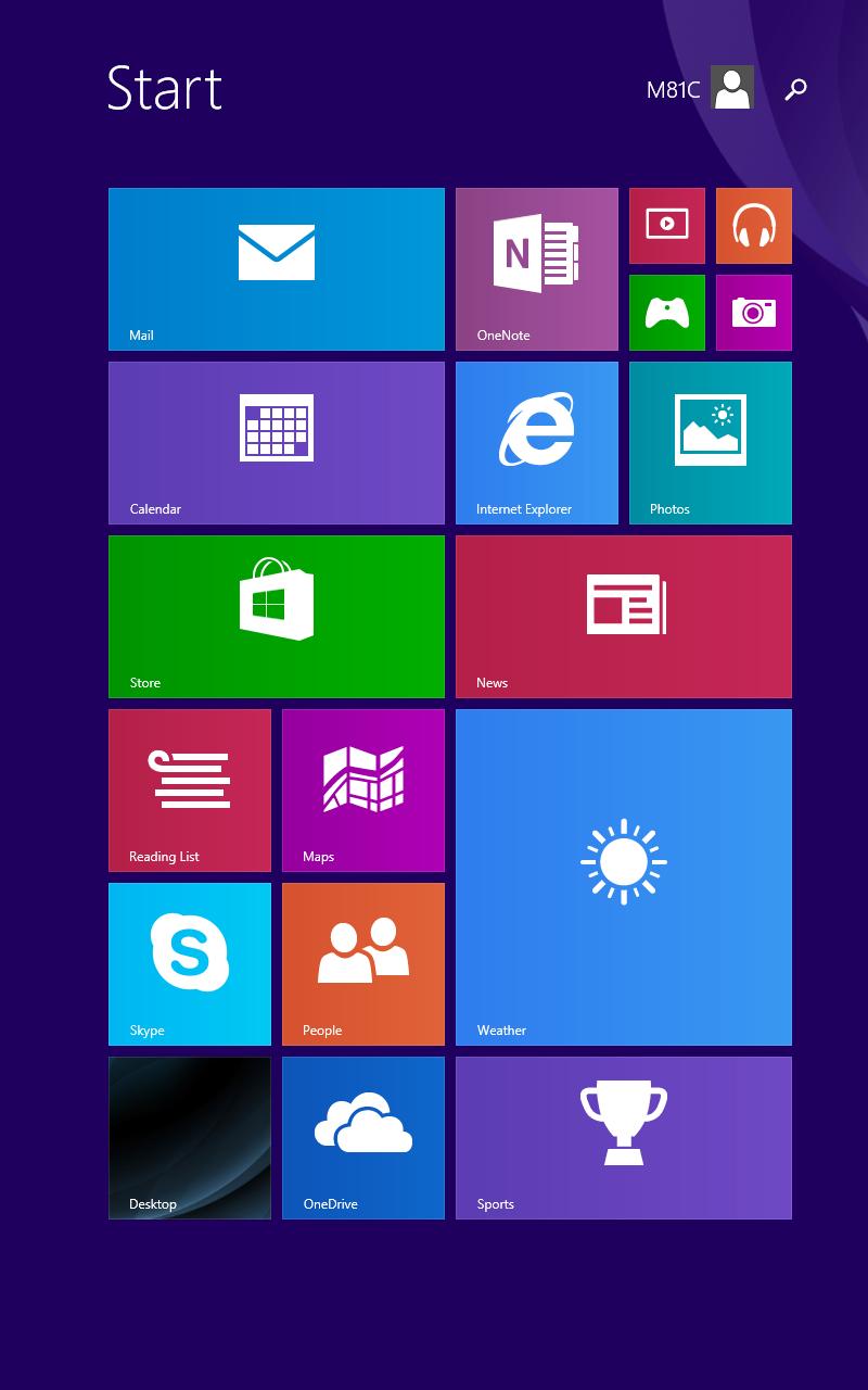 Windows εφαρμογή Αυτές είναι εφαρμογές που καρφιτσώνονται στην οθόνη Εκκίνησης και που εμφανίζονται σε μορφή παράθεσης για εύκολη πρόσβαση.