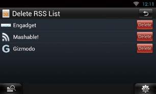 RSS موجز ÑÑإضافة أضف موجز.RSS ] في تطبيق.RSS المس [ اختر فئة. RSS موجز ÑÑحذف احذف موجز.RSS اضغط على الزر.