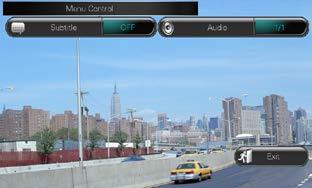 تشغيل أسطوانة CD /ملفات الصوتيات والمرئيات/جهاز ipod /التطبيقات التحكم في الفيلم يمكنك ضبط عملية تشغيل الفيلم. المس نطاق الصورة في نافذة التشغيل. فتظهر نافذة التحكم في الفيلم. المس CTRL[.