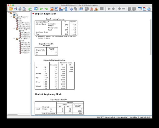 SPSS (23) macos 10.12.