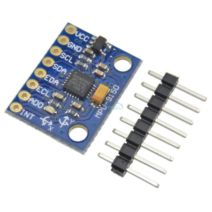 3.5 MPU 9150 Το MPU9150 20 είναι ένα ενσωματωμένο, που αποτελείται από ένα γυροσκόπιο, έναν επιταχυντή και ένα μαγνητόμετρο και απαιτεί τροφοδοσία 3-5 V. Το πλάτος του είναι 2.54mm.