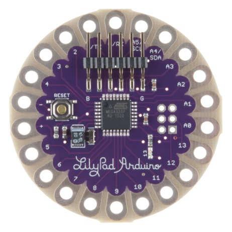 Εικόνα 3.2: Arduino Uno Arduino LilyPad To Arduino LilyPad είναι ένα µινιµαλιστικό σχέδιο για εφαρµογές ένδυσης και E-textiles χρησιµοποιώντας τεχνολογία surface-mounted ATmega328.
