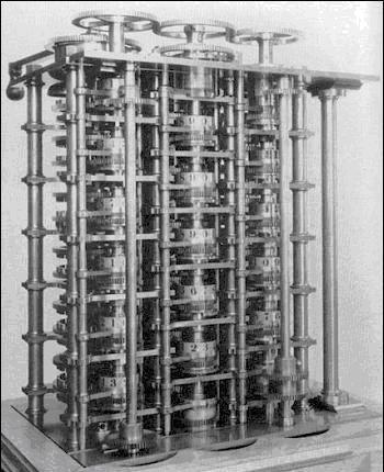 Η αναλυτική μηχανή του Charles Babbage Το 1822 κατασκευάστηκε η Διαφορική Μηχανή Νo.1 η οποία υπολόγιζε και εκτύπωνε μαθηματικούς κανόνες.