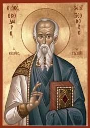 SAINTS AND FEASTS Theodore the Sanctified This Saint, who was born in the Upper Thebaid of Christian parents, joined the community of Saint Pachomios at about the age of fourteen years, and became