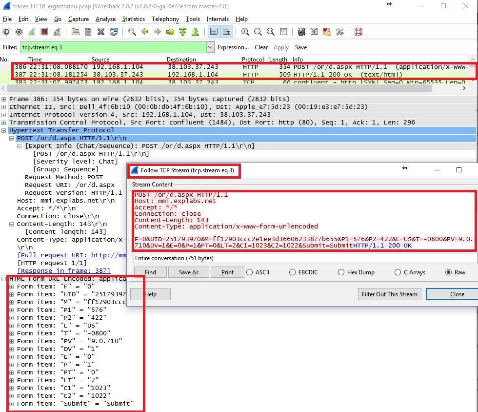 WIRESHARK Παραδείγματα (2/5) Ερώτηση 2: Εντοπίστε την πρώτη HTTP/1.1 200 ΟΚ απόκριση.