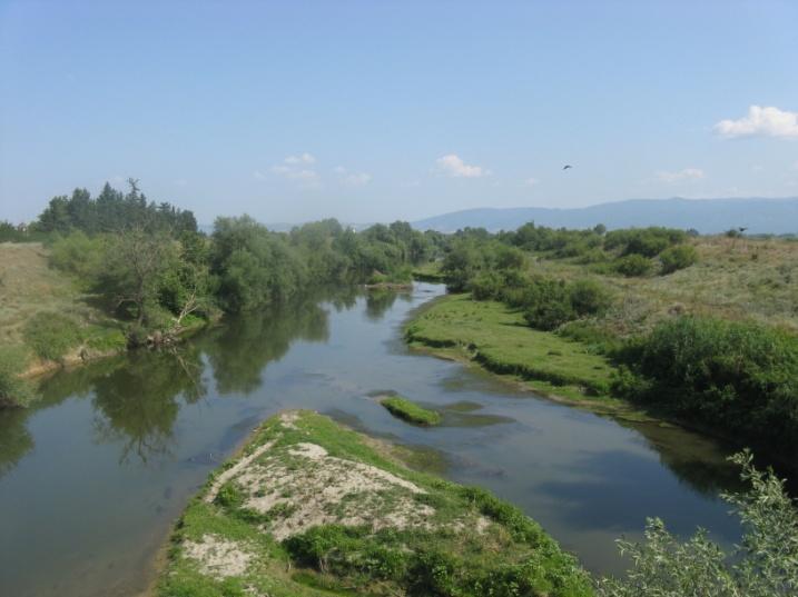 αποστραγγιστικά έργα στην περιοχή της Κεντρικής Μακεδονίας το οποίο επέφερε σημαντική μεταβολή στην υδρολογία της περιοχής.