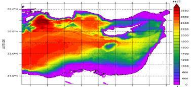 decommissioning. Fig. 1. The study area of the Ewave and the Marina project. One of the most important effects to be accounted for is the coupling between wind- and wave-induced motions.