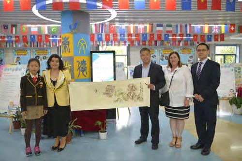 continued from page 1 Visit to our Sister School in China Chongwen Experimental School, Hangzhou Recently I was invited to join a delegation of teachers visiting China.