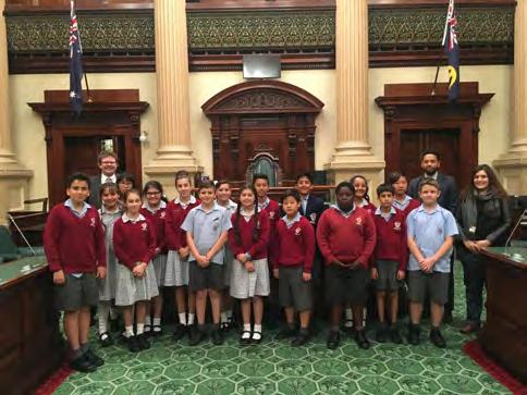 Year 6 Trip to the State Parliament House On Monday the 10 th of April, 2017, our class 6S were fortunate enough to visit the State Parliament on North Terrace as part of our work on the Constitution