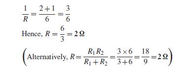 b) Rryma në rezistencën 3Ω është: Shembulli 5.