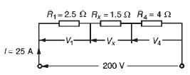 Rryma që rrjedhë përgjatë R 3 është: c) Qarku ekuivalent për 5.21 është paraqitur në 5.22. Ndryshimi i potencialit përmes R 1 është: Fig. 5.15. Qarku ekuivalent i rastit në fig. 5.14.