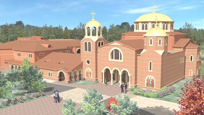 Above Front Doors: Theotokos (left): Donation $27,000.
