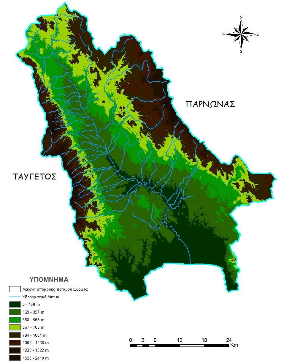 ΚΕΦΑΛΑΙΟ 3: ΠΕΡΙΓΡΑΦΗ ΤΗΣ ΠΕΡΙΟΧΗΣ ΜΕΛΕΤΗΣ Χάρτης 3.