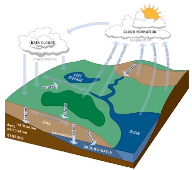 Κρίσιμη Ζώνη (Critical Zone) - ορισμός Ο όγκος του επιφανειακού στρώματος της λιθόσφαιρας, από την επιφανειακή βλάστηση έως τη βάση του υπόγειου νερού (Brantley et al,