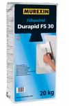 1. Priprava Mase za izravnavanje v prahu Polnilna masa Durapid FS 30 (Füllspachtel Durapid FS 30) Kvalitetna izboljšana polnilna masa v prahu na umetni gips bazi. Za znotraj.