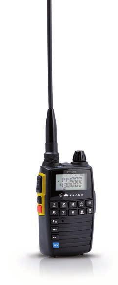 MIDLAND CT 510 00110110110 11010000 000 11111100 100 01011101 1110 VOX BATTERY LEVEL EMERGENCY SCAN CTCSS/DCS SCAN TOT 9V BUSY CHANNEL HI/LOW POWER FM RADIO ROGER BEEP BATTERY PACK 1 PIN MOTOROLA