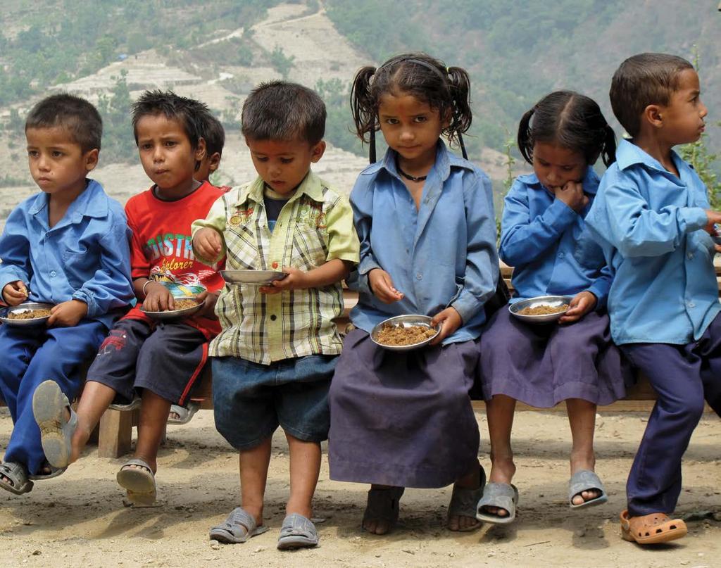مكافحة الجوع في العالم أوضاع التغذية المدرسية