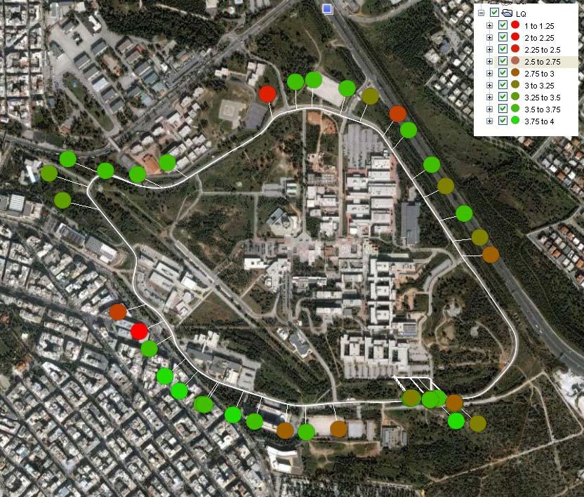 Χάρτης 5-3 Απεικόνιση του δείκτη LQ
