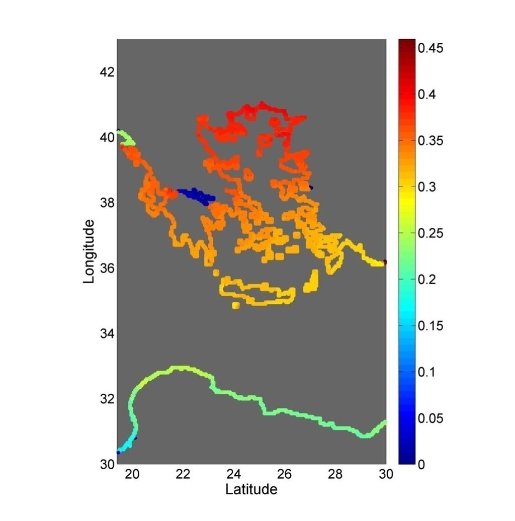 LEVEL 2- Greek Seas Climate Surge Model (GrSCSM) Evolution of