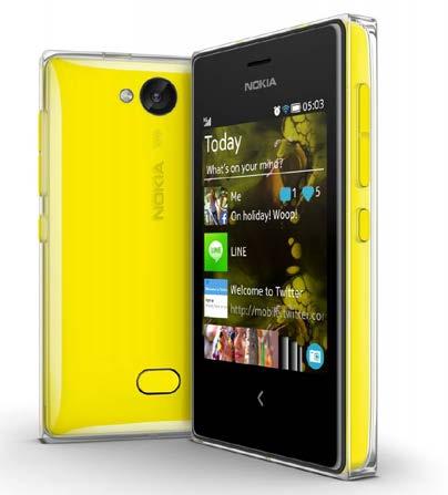 Nokia Asha 500 ponúkne zo všetkých noviniek najslabšiu výbavu: 2,8-palcový QVGA displej, 64 MB RAM, slot na microsd karty, 2 Mpix fotoaparát a Bluetooth 3.0. Poteší azda len Wi-Fi.