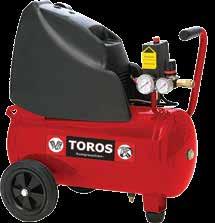 Ιπποδύναμη: 2 HP 193 Lt/min Πίεση: 8 bar Στροφές: 2850rpm Θόρυβος: 90db Διαστάσεις: 58.5x27.