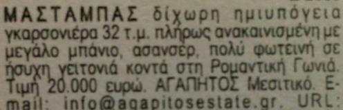 αριθμό αγγελιών:48.