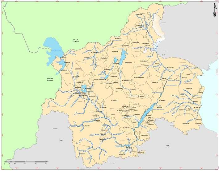 Χάρτης 7: ΥΥΣ Υδατικού Διαμερίσματος Δυτικής Μακεδονίας.