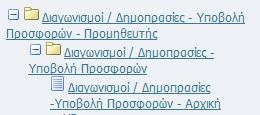 2.2 Υποβολή Αιτήματος Συμπληρωματικών Πληροφοριών 2.2.1 Έναρξη 1. Σύνδεση στο σύστημα ως χρήστης Προμηθευτή.