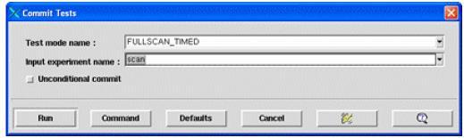 2.8.1 Ανάλυση των αποτελεσμάτων της εντολής Commit Scan Tests Στο στάδιο αυτό πρέπει να σιγουρευτούμε ότι τα διανύσματα υποβλήθηκαν επιτυχώς.