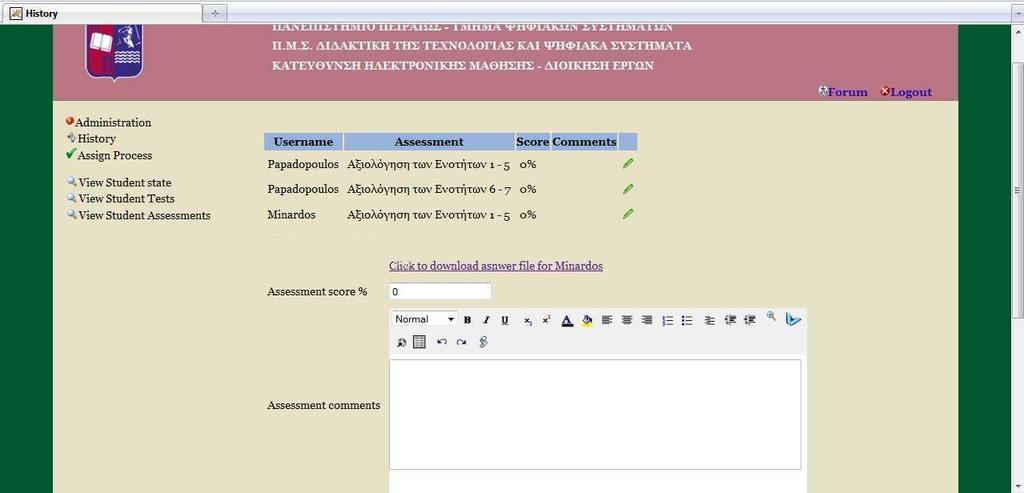 Δηθόλα 191: Οζόλε πξνβνιήο αμηνινγήζεσλ ησλ