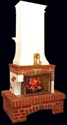 Kamin predstavlja ognjište koje je otvoreno prema prostoriji (slika 3.2) što dovodi do povećane opasnosti od pojave požara i prodora dimnih gasiva u postoriju.