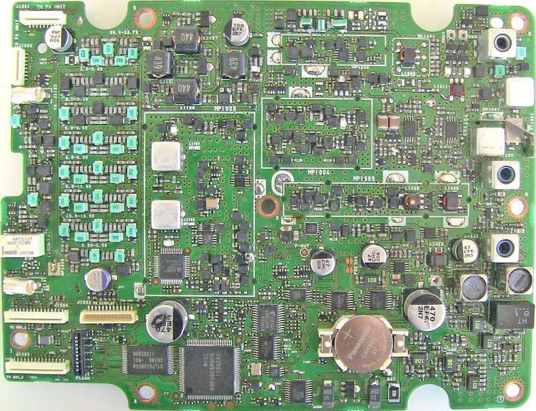 MAN UN YGR (C) SRAM (C) DDS (C) RF (Q) MAN CPU (C) RF (Q) / PRESCALER (C) R LNE CONROLLER (C) D/A CONVERER (C) LEVEL CONVERER (C) LEVEL CONVERER (C) SERAL O