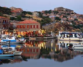 172 με διαμονή στο μοναδικό Elysion Hotel (Great Hotels of the World) 1η μέρα: Αθήνα - Μυτιλήνη η πόλη Συγκέντρωση στο αεροδρόμιο και πτήση για τη Μυτιλήνη.