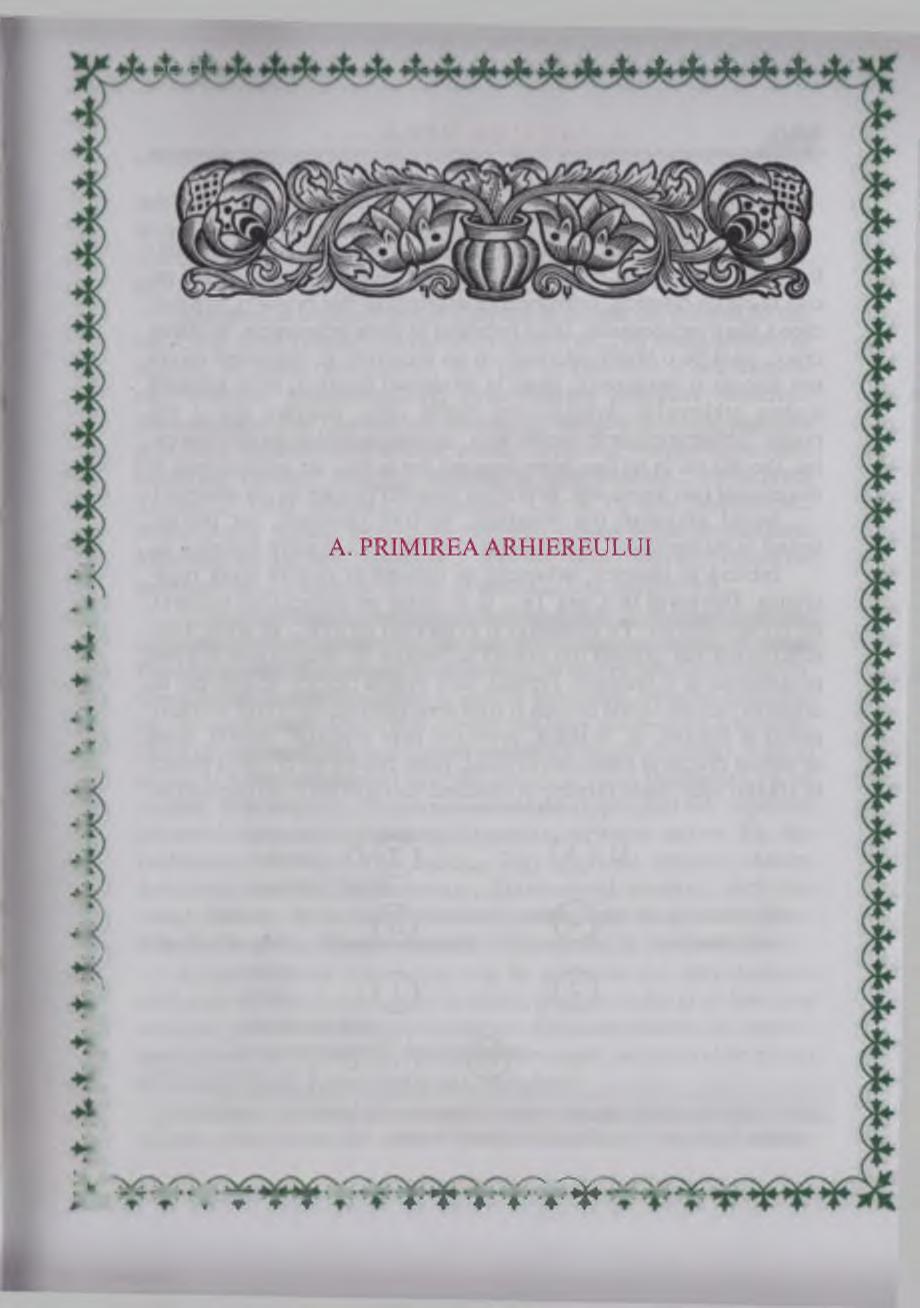 TIPICUL SLUJBEI SFINTEI LITURGHII CU ARHIEREU* VJC J a J a J a ^Îa J a J a J a >»-j ^ ^ JL J a iy T y ^ T tt W ~ ~ ~j5*v^y*vl^lv*vj*c Vrând arhiereul să