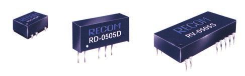 Convertoare DC/DC, surse de alimentare Recom/Deutronic/Elektro-Automatik -