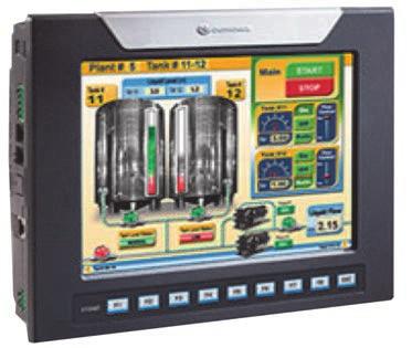 color, cu rezoluþie de 800x600 (SVGA), iluminat cu LED, 65536 culori, cu touchscreen, ce suportã pânã la 1024 ecrane - 9 taste programabile multifuncþionale -