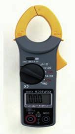 Cleºti ampermetrici Model KT200 ºi Model KT203 Caracteristici comune: - Cleºte ampermetric mic ºi uºor de folosit - Diametrul maxim al conductorului: 33mm - Mãsoarã: 400/600V c.a./c.c. - Semnal sonor pentru verificarea continuitãþii - Mãsoarã rezistenþa pânã la 4kΩ - Funcþia DATA HOLD pentru memorarea pe afiºaj a ultimei valori mãsurate - Funcþie data - logger.
