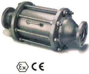 . Opritori de flãcãri, In Line, antidetonanþi, bidirecþionali, cu dimensiuni între 2 ºi 12 certificaþi ATEX.
