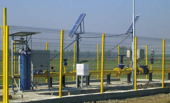 Principalele staþii de mãsurare a gazelor naturale de la interfaþa Transgaz Romgaz Ploieºti, staþii care deservesc depozitele subterane de gaze naturale de pe teritoriul României,