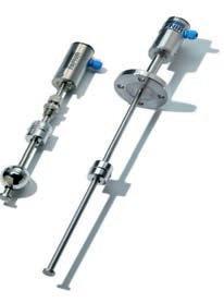 EEx d (ATEX). Monitorizarea continuã a nivelului, cu traductoare cu relee reed sau magnetostrictive - Rezoluþie: 10mm sau 5 mm - Versiune standard cu 3 fire - Versiune cu 2 fire, 4.