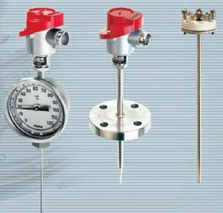 .. -1000 0 C pentru TC - Variante constructive standard sau cu certificate Ex i, Ex d - Cu/fãrã cutie de conexiuni, cu/fãrã bloc terminal - Cu/fãrã adaptor temperaturã - RTD cu 2/3/4 fire, clasã