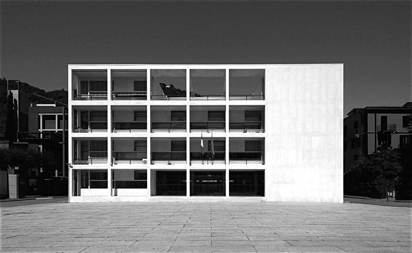 Giuseppe TERRAGNI Casa del Fascio 1932-1936 Como από οικοδομική πράξη σε ποιητική του χώρου.