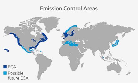 Emission Control Areas (NECAs) with a keel laying