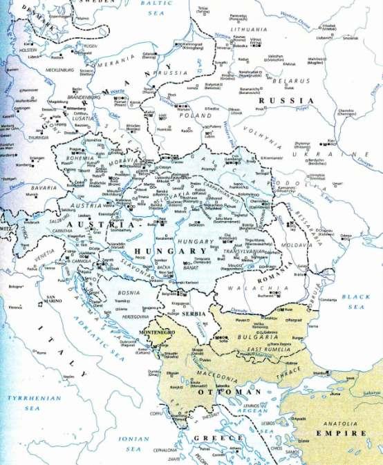 Χάρτες Χάρτης της Κεντρικής και Νοτιοανατολικής Ευρώπης, Paul