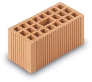 susţinere 2 Exemplu de cărămidă semiplină 15% < φ 45% din pământ ars