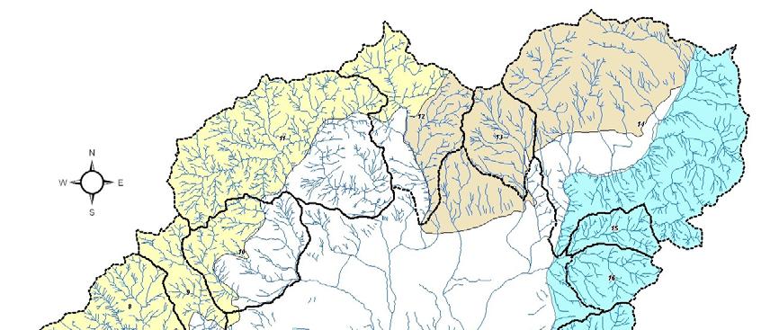 Σχήμα 15: Περιοχές του δικτύου Natura 2000 της περιοχής έρευνας Όπως προκύπτει από τα στοιχεία των διαχειριστικών μελετών από φυτογεωγραφικής άποψης η δασική βλάστηση στην περιοχή έρευνας